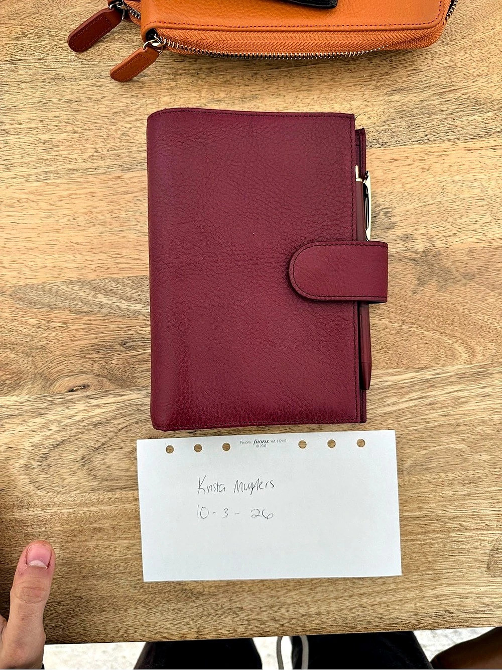 Gillio medium Compagna burgundy
